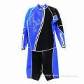 Men's Shorty Surfing Wetsuit, Special Design with Long Sleeves and Short Pants